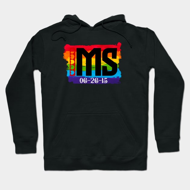 Mississippi Gay Marriage Hoodie by Blood Moon Design